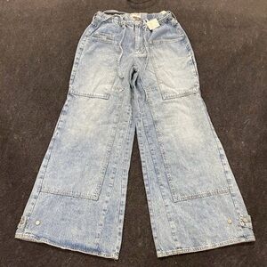 We the Free Women’s CRVY Outlaw mid-rise wide-leg jeans M NWT